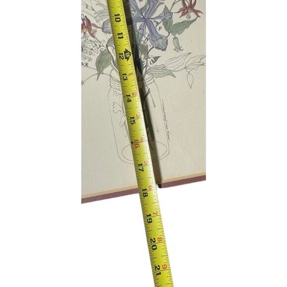 Mary Lou Goertzen Wildflower Bouquet Art Print Framed Vintage Floral Cottage - Picture 4 of 11